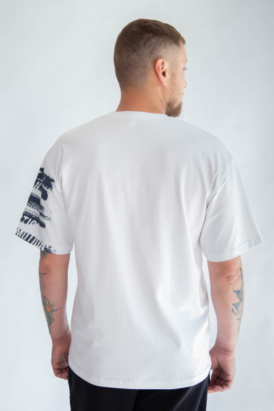 Футболка мужская М-23537/5 (Размер:92-82-182,188 Цвет:белый)