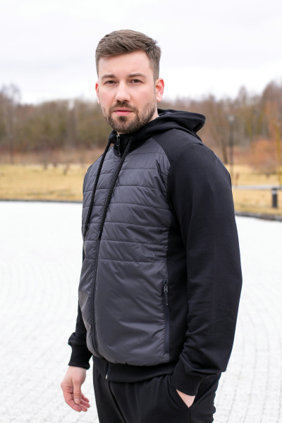 Жакет спортивный мужской М-21127/ж (Размер:104-94-170,176 Цвет:черный) Жакет спортивный мужской М-21127/ж (Размер:104-94-170,176 Цвет:черный)