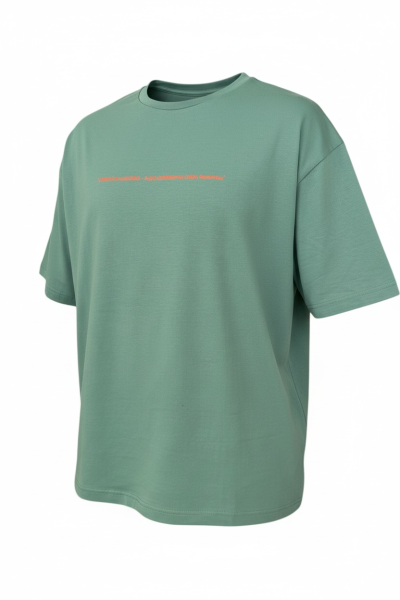 Футболка мужская М-23998/с (Размер:112-102-182,188 Цвет:полынь)