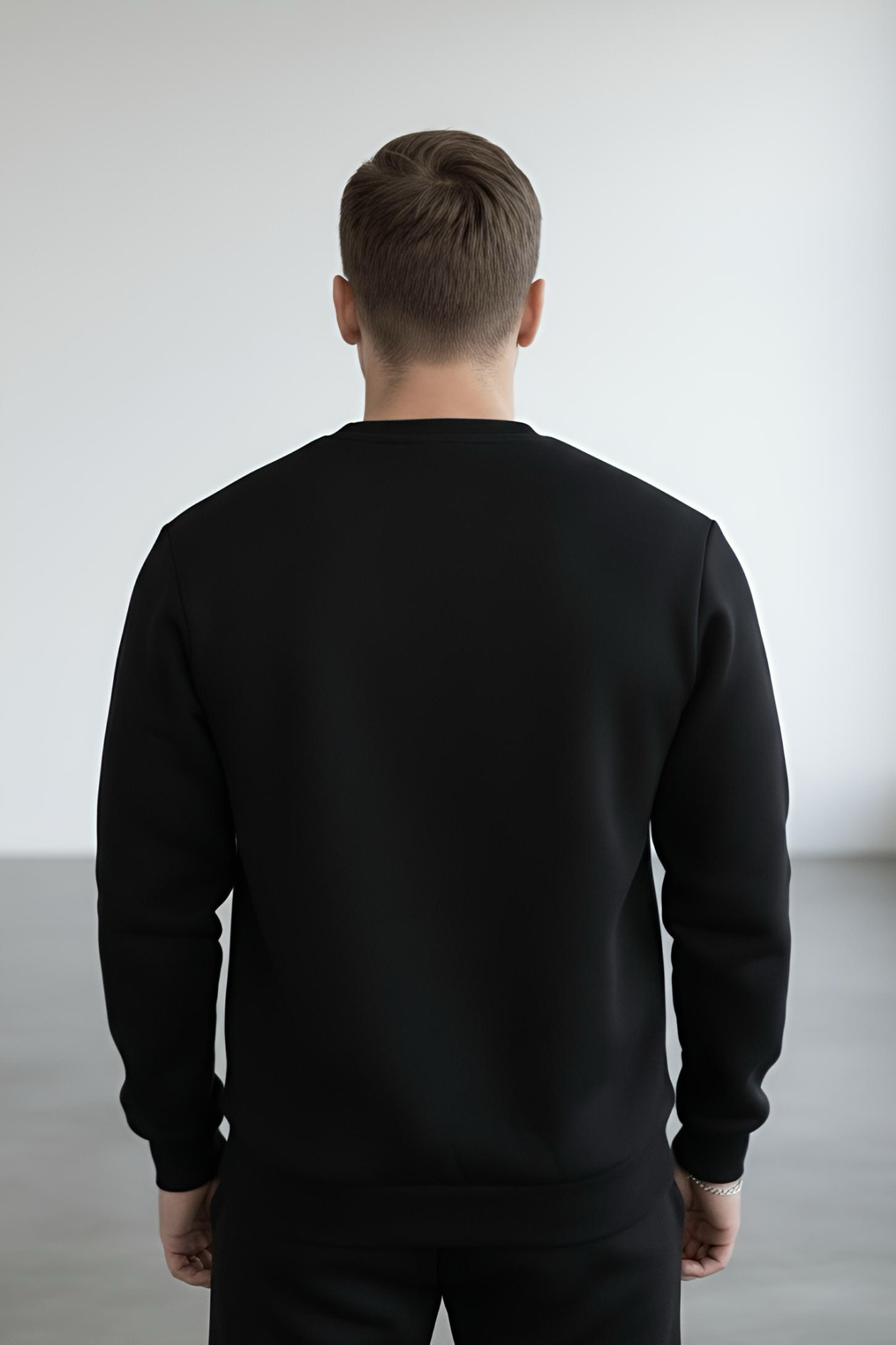 Джемпер мужской М-У23614 (Размер:100-90-170,176 Цвет:черный)