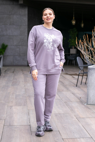 Свитшот женский М-13599 (Размер:96-102-158,164 Цвет:опал грей)