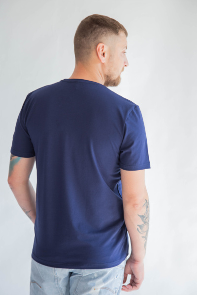 Футболка мужская М-23591/25 (Размер:104-94-182,188 Цвет:синий)
