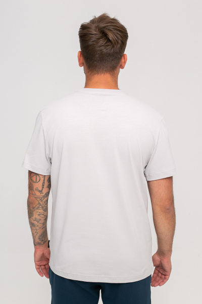 Футболка мужская М-У23999/2 (Размер:120-110-182,188 Цвет:серый)