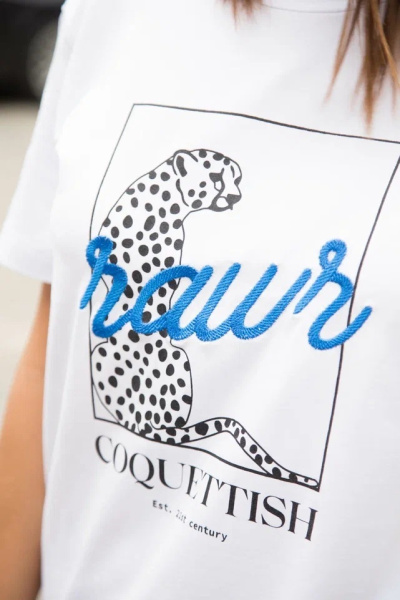 Футболка женская М-13630/2 (Размер:84-90-158,164 Цвет:белый)