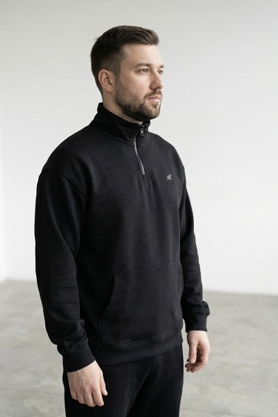 Джемпер мужской М-У23625 (Размер:108-98-182,188 Цвет:черный)