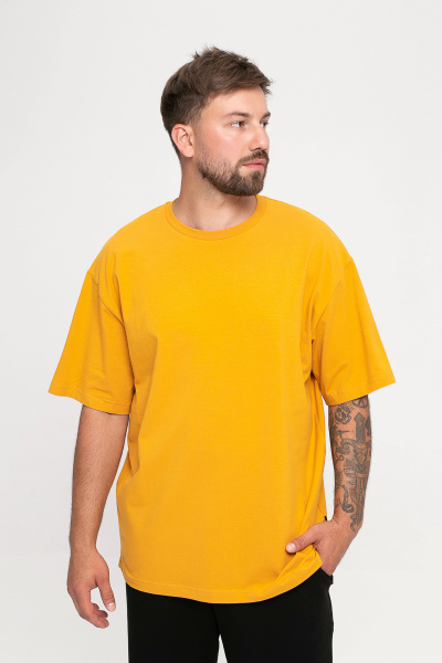 Футболка мужская М-У23998/3 (Размер:92-82-182,188 Цвет:горчица)