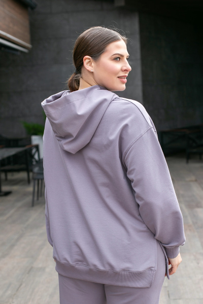 Джемпер спортивный женский М-13383 (Размер:96-102-158,164 Цвет:опал грей)