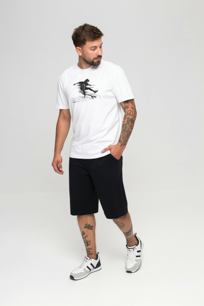 Футболка мужская М-У23999/5 (Размер:100-90-182,188 Цвет:белый)