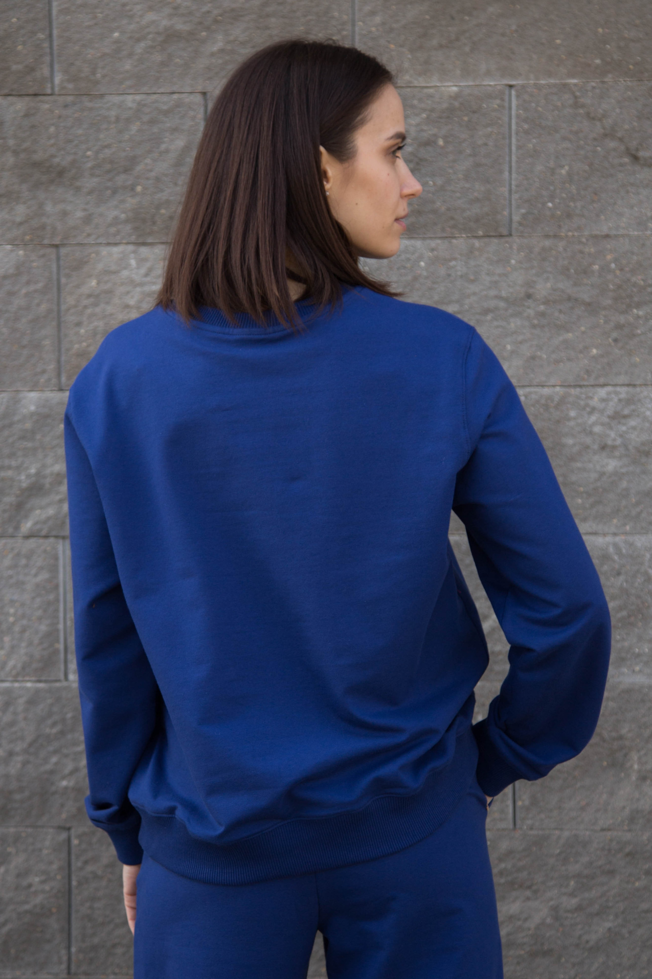 Свитшот женский М-13603 (Размер:96-102-158,164 Цвет:сумеречный синий)