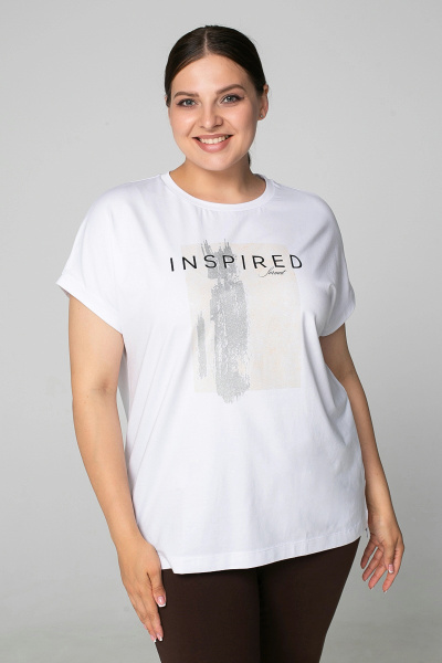 Футболка женская М-13911/4 (Размер:116-122-158,164 Цвет:белый)