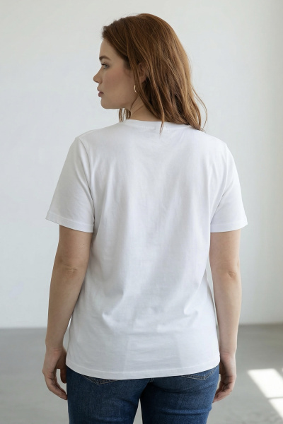 Футболка женская М-У13550/25 (Размер:84-90-158,164 Цвет:белый)