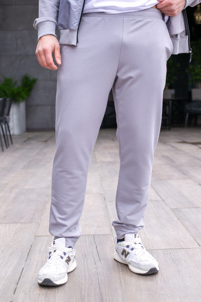 Брюки спортивные мужские М-22090 (Размер:96-86-176 Цвет:серый камень)