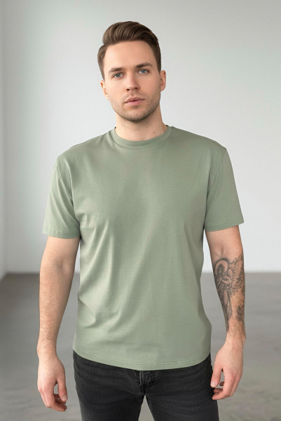 Футболка мужская М-23591/0 (Размер:104-94-170,176 Цвет:сланец)