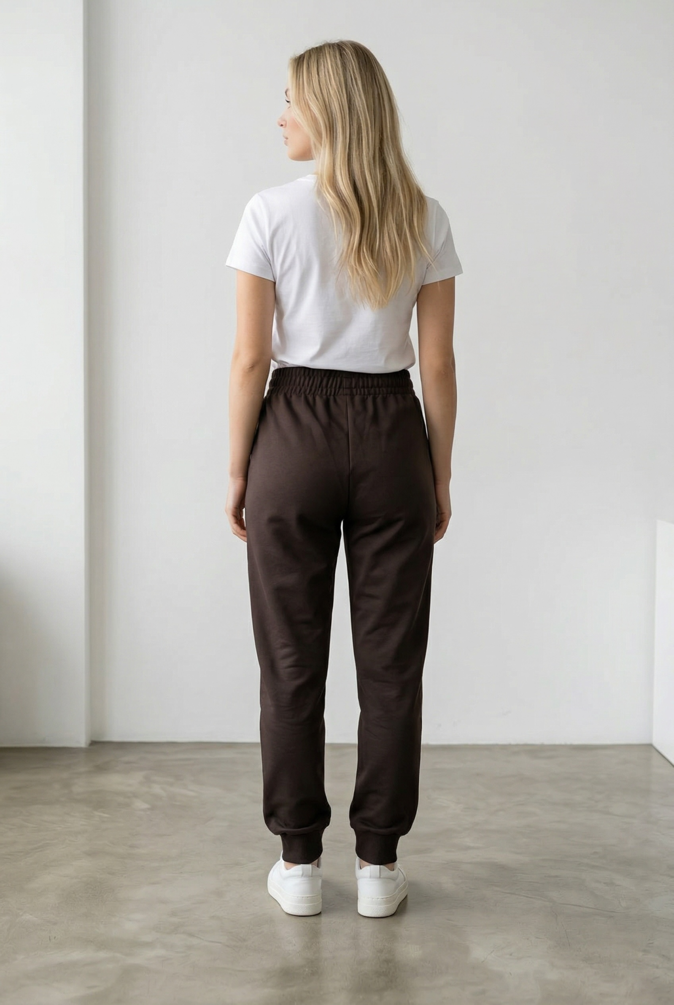 Брюки спортивные женские М-У12128 (Размер:96-102-164 Цвет:шоколад)