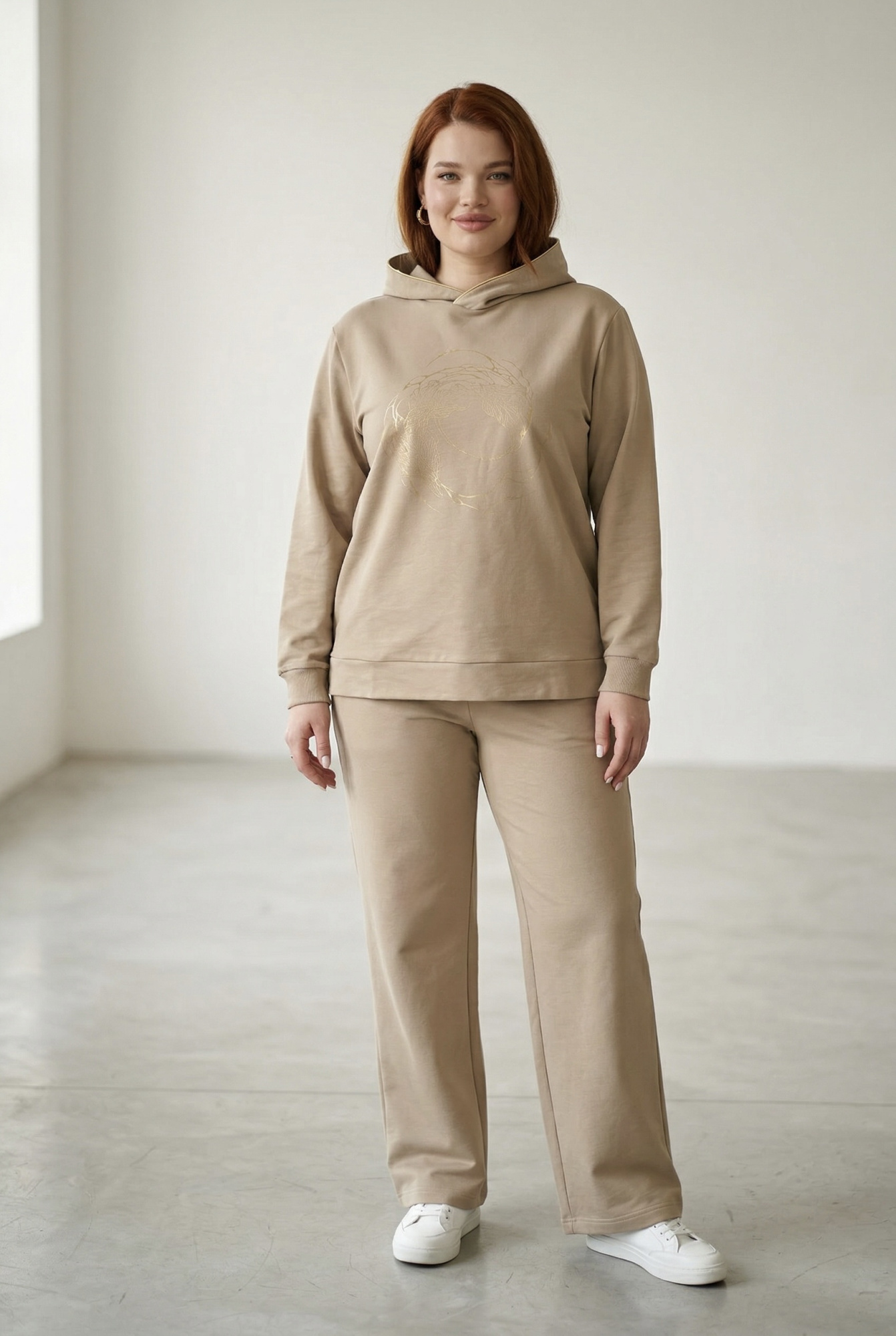 Джемпер женский М-У13736 (Размер:108-114-158,164 Цвет:беж)