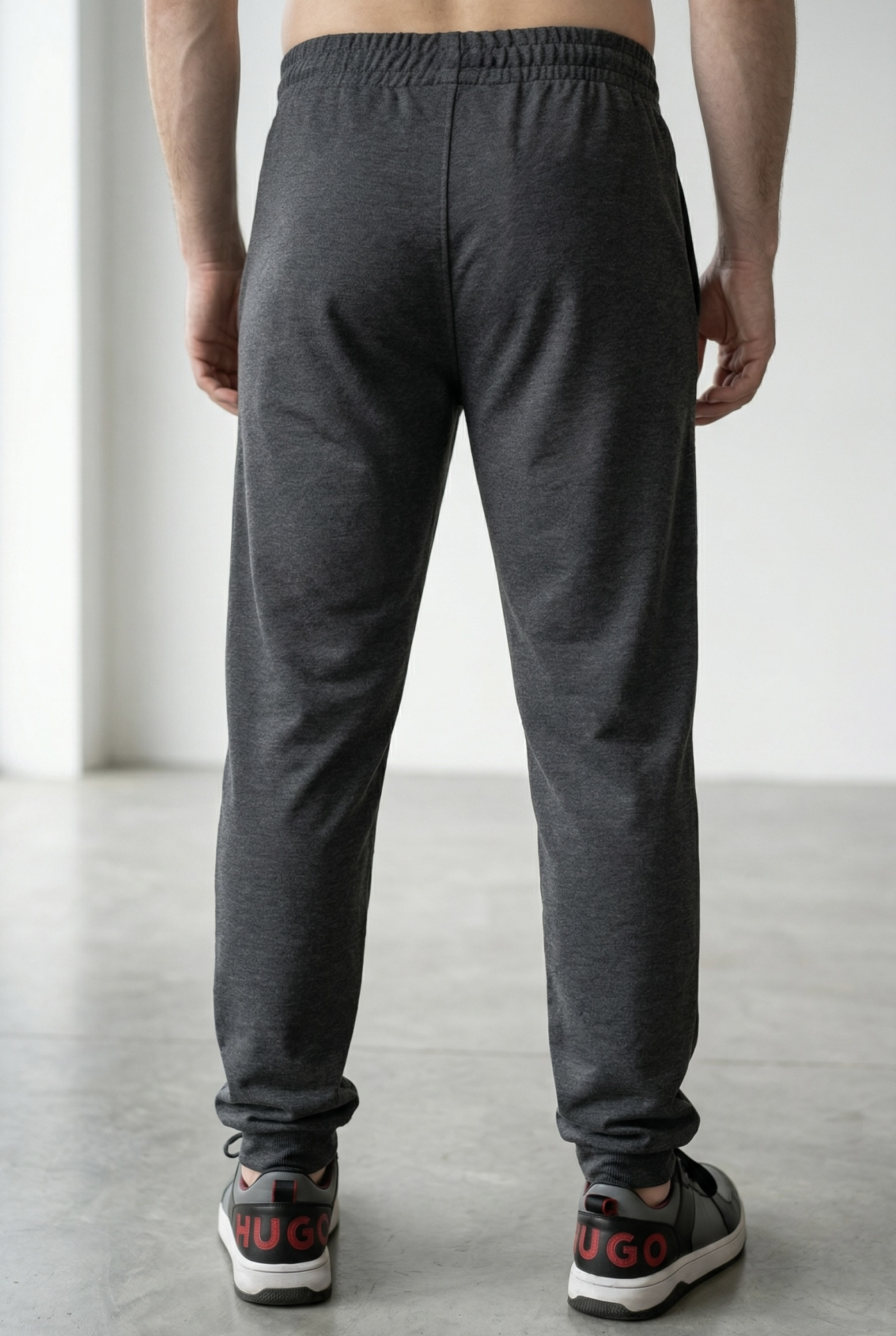 Брюки спортивные мужские М-У22113 (Размер:120-110-182 Цвет:антрацит)