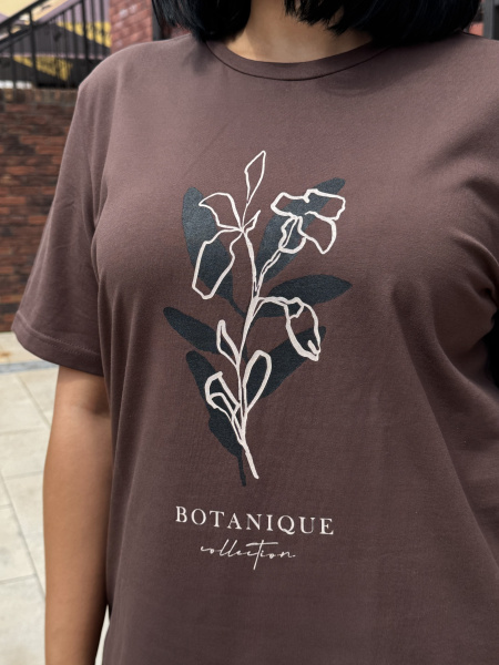 Футболка женская М-13628/1 (Размер:104-110-158,164 Цвет:шоколад)